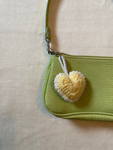 Load image into Gallery viewer, yellow heart keychain
