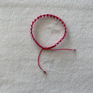 iridescent beaded bracelet