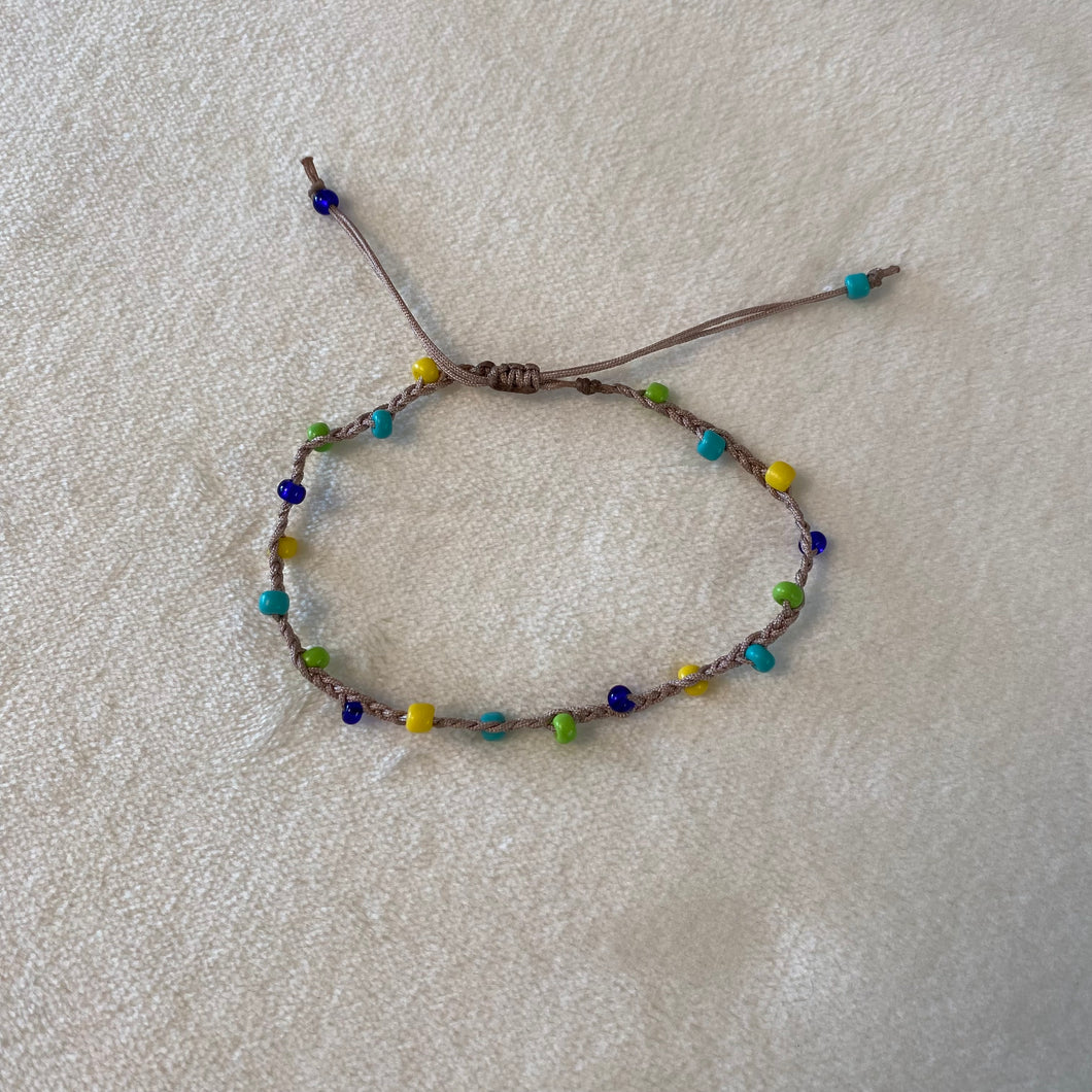 beaded anklet