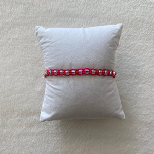 iridescent beaded bracelet