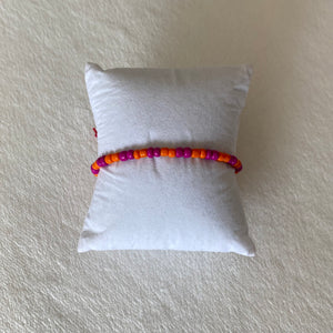 two color beaded bracelet