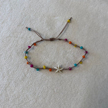 Load image into Gallery viewer, beaded starfish anklet
