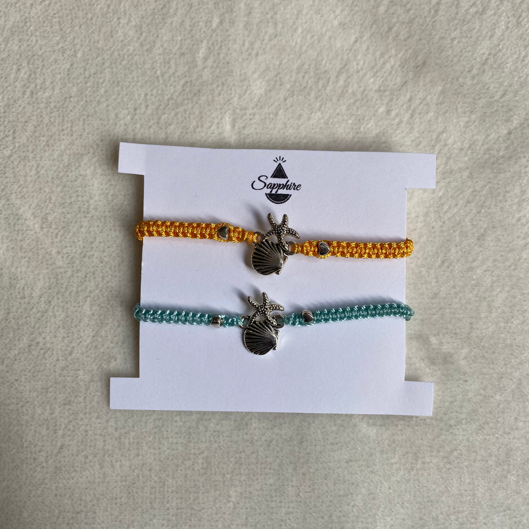 Beach charm bracelet