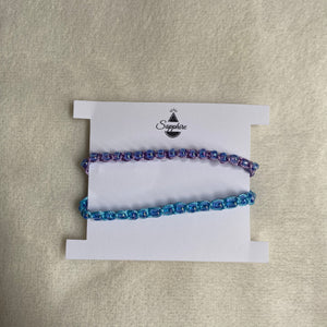 purple beaded bracelet