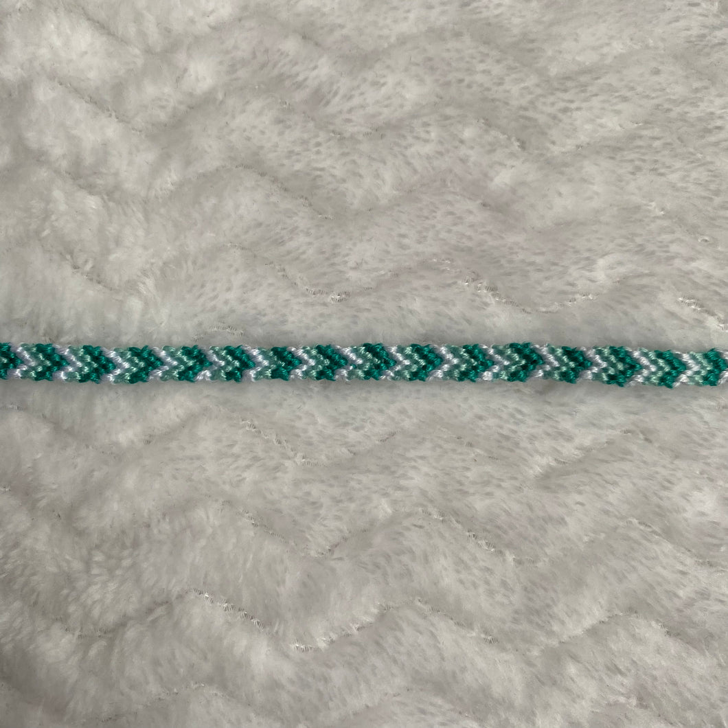 teal mini chevron