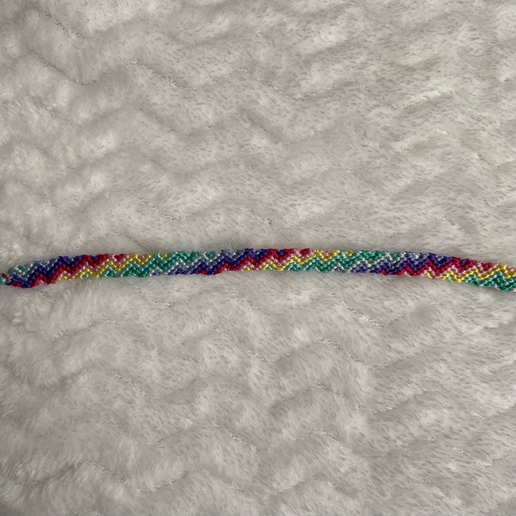 rainbow zigzag